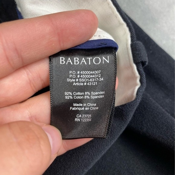 Babaton Aritzia Pants Woman's 4 Black Bi-Stretch Straight - Picture 6 of 7